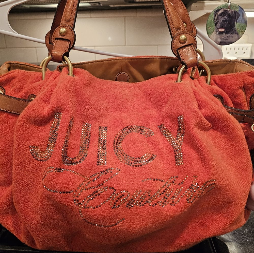Juicy Couture Vintage Orange Hobo Bag